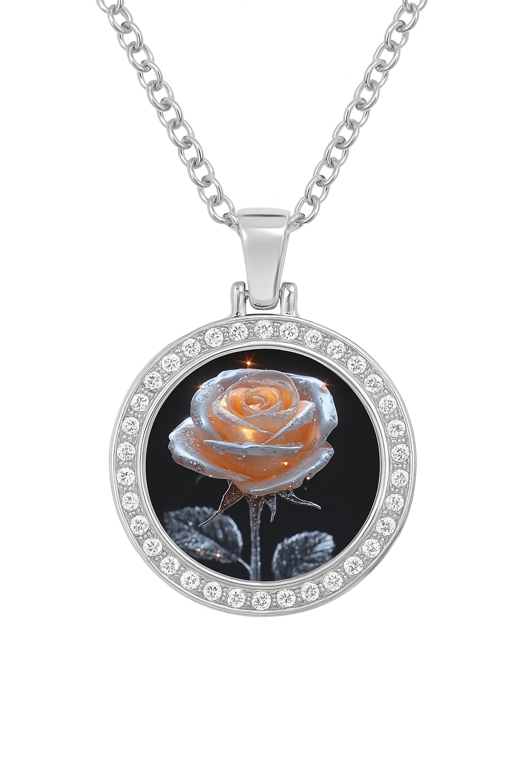 collier médaille couleur Agent