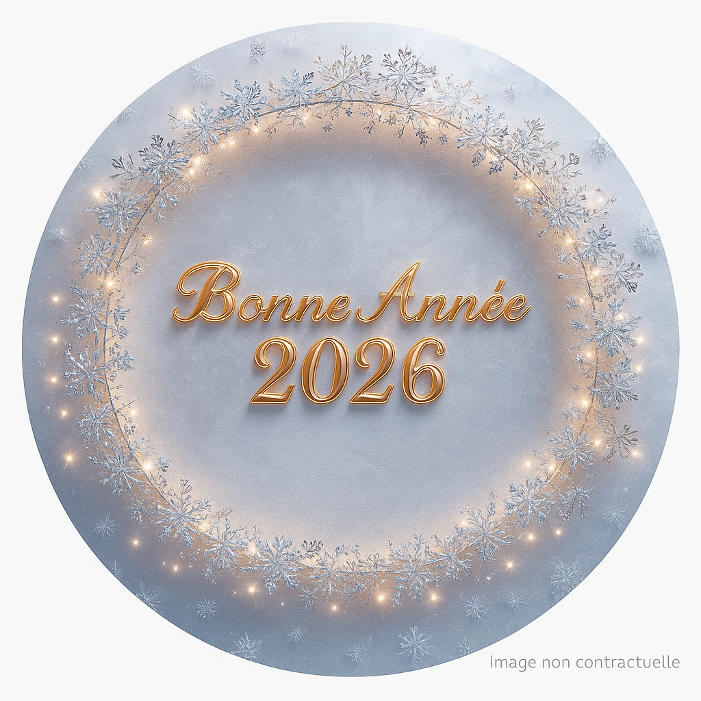 Sous - verres Nouvel An