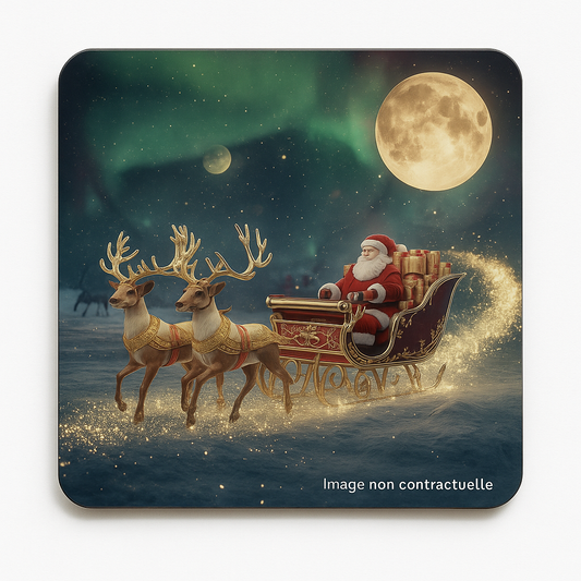 sous - verres carré  Noël