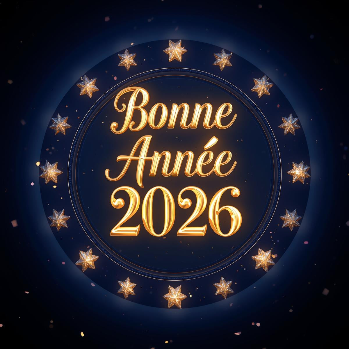 Sous - verres Nouvel An