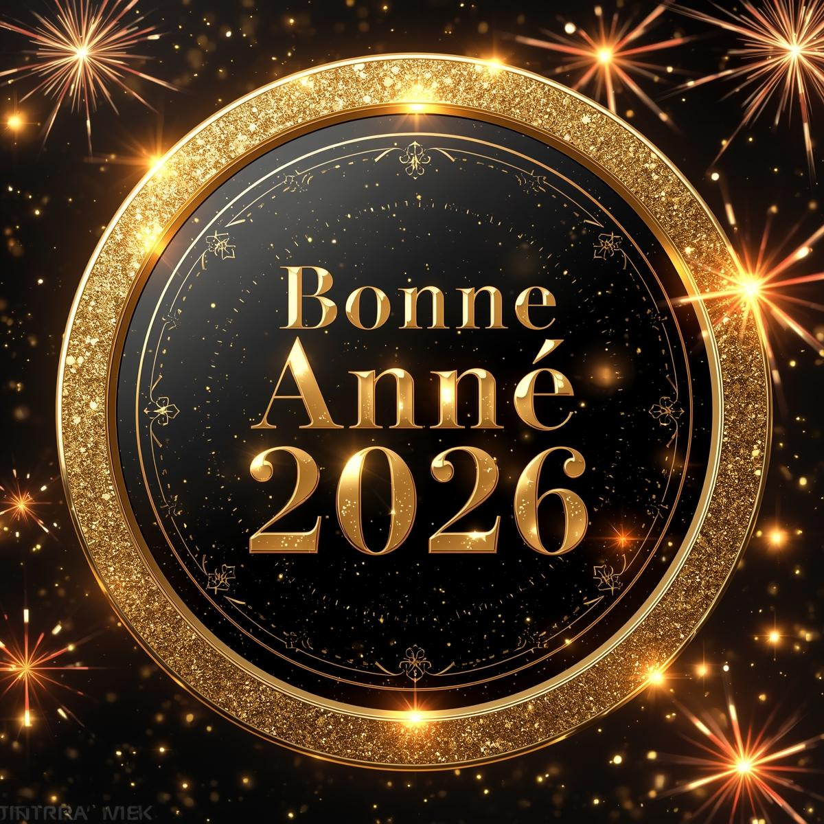 Sous - verres Nouvel An