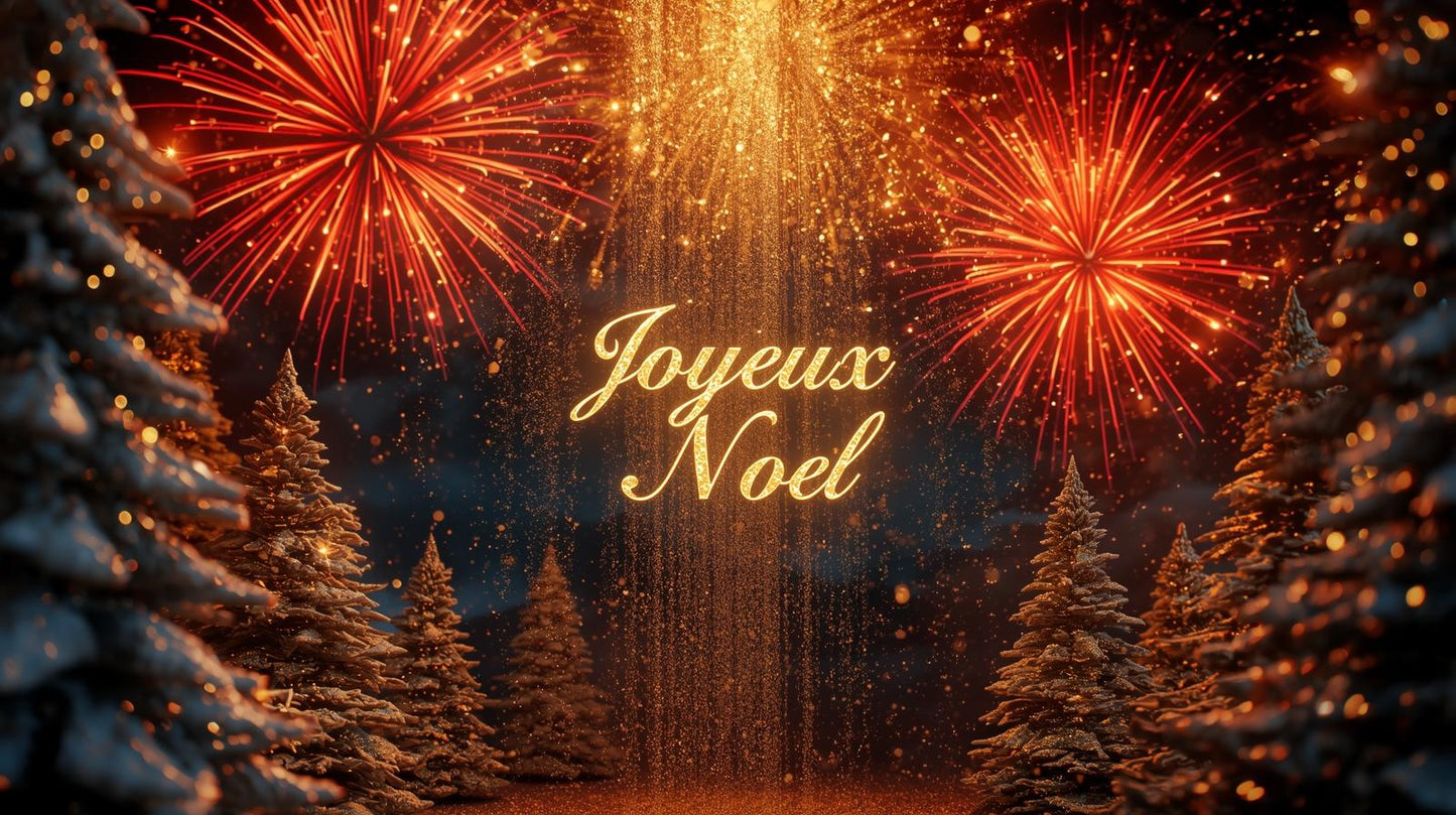 sous - verres carré  Noël
