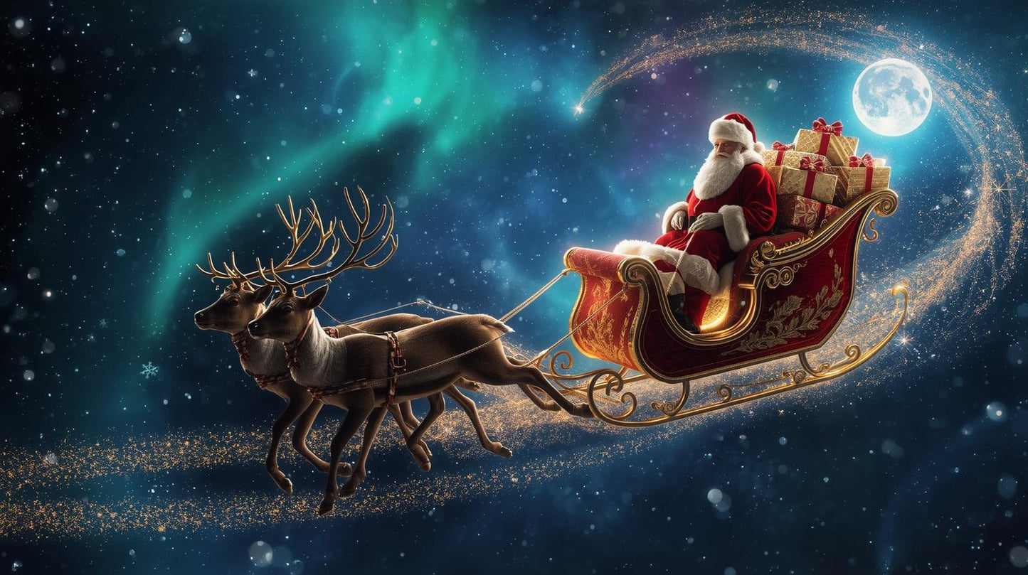 sous - verres carré  Noël