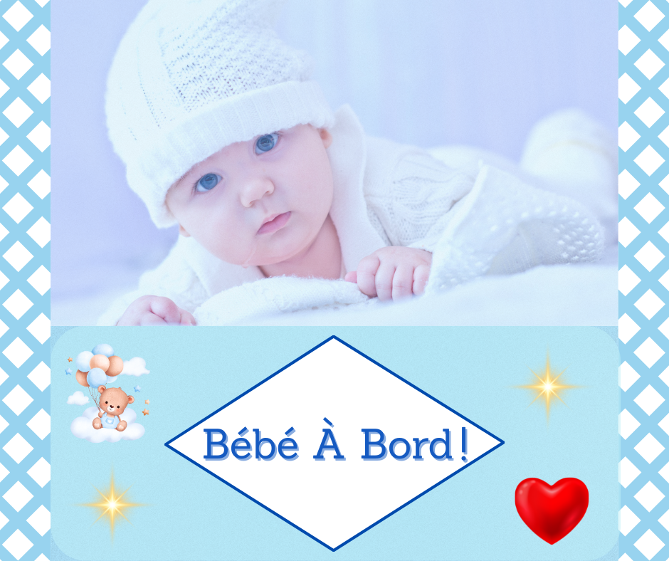Affiche bébé à bord