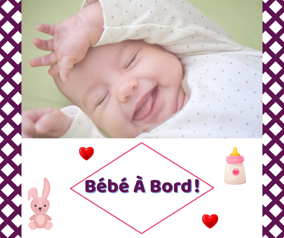 Affiche bébé à bord