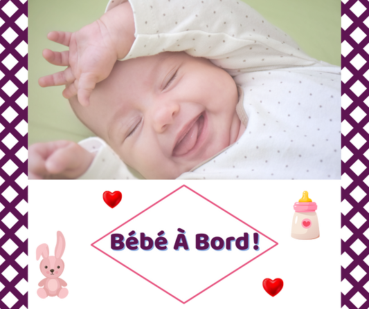Affiche bébé à bord