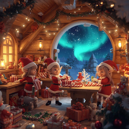 sous - verres carré  Noël