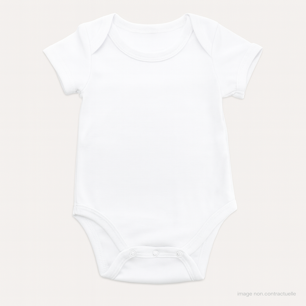  Body bébé manches courtes